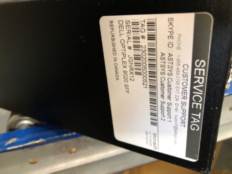 Photo 6 of **NEEDS NEW HARDDRIVE AND WAS MADE IN 2014** Dell Optiplex 9020 Small Form Factor Desktop with Intel Core i7-4770 Upto 3.9GHz, HD Graphics 4600 4K Support, 32GB RAM, 1TB SSD, DisplayPort, HDMI, Wi-Fi, Bluetooth - Windows 10 Pro (Renewed) Intel Core i7-477