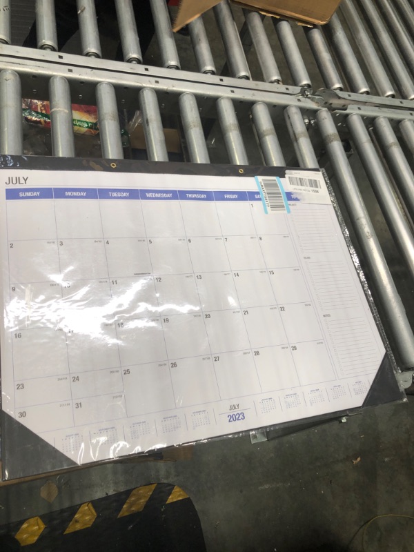 Photo 2 of Kyweel 2023-2024Desk Calendar, 18 Month Desk Calendar/Wall Calendar Combo, 22" x 17", July 2023-December 2024, With Orner Protector 2023 July