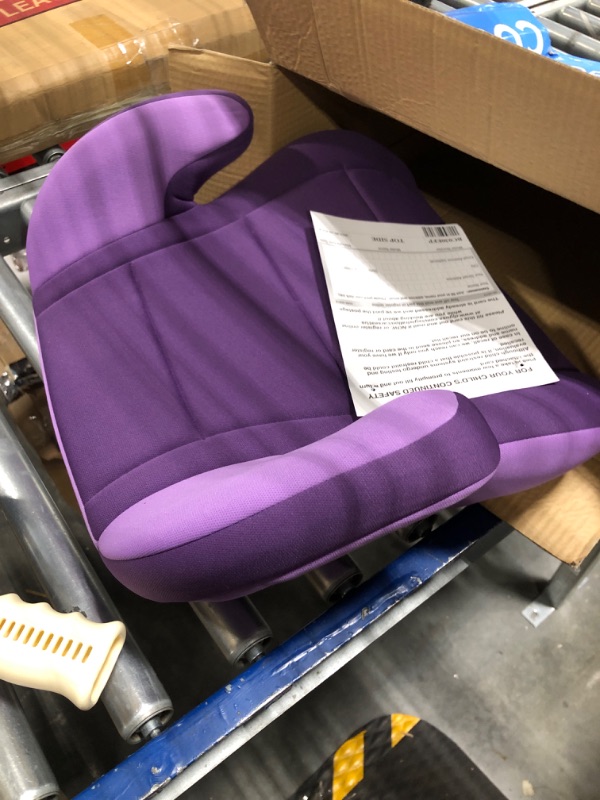 Photo 2 of Cosco Topside Booster Car Seat - Easy to Move, Lightweight Design (Grape), 1 Count (Pack of 1)