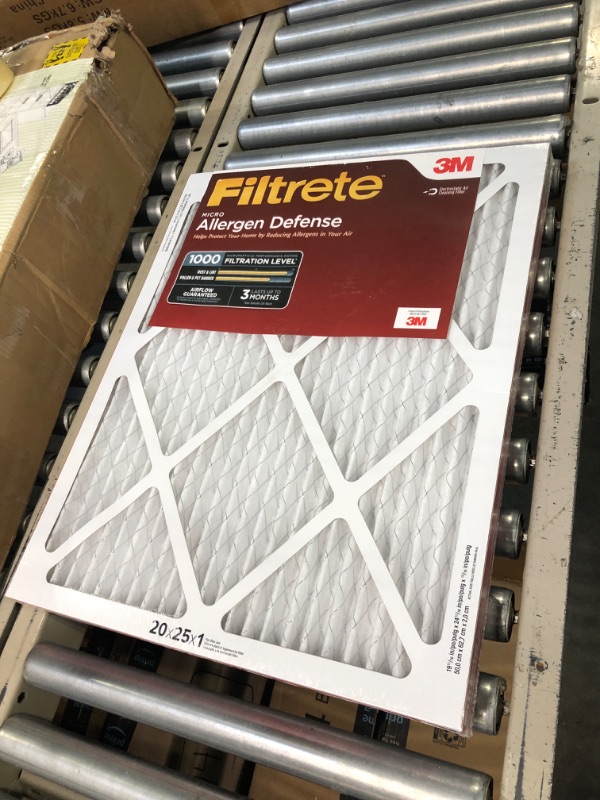 Photo 2 of 3M Filtrete Allergen Defense Filter AD03-2PK-6E-NA, MPR 1000, 20 in x