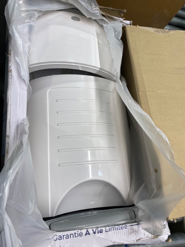Photo 1 of Dekor Classic Hands-Free Diaper Pail | White | Easiest to Use | Just Step – Drop – Done | Doesn’t Absorb Odors | 20 Second Bag Change | Most Economical Refill System