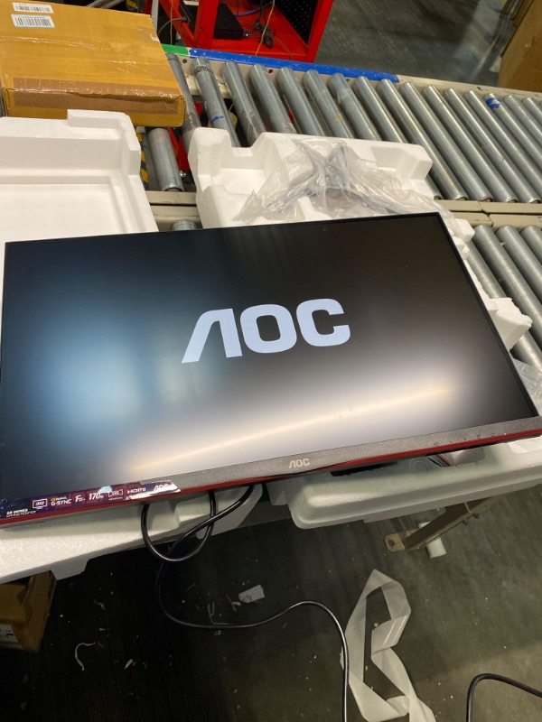 Photo 3 of AOC Q27G2S 27" Gaming Monitor, QHD 2K 2560x1440, 165Hz 1ms, G-SYNC Compatible, Height Adjustable, 3-Year Zero-Bright-dot,Black 27" QHD | IPS 165Hz Low Latency