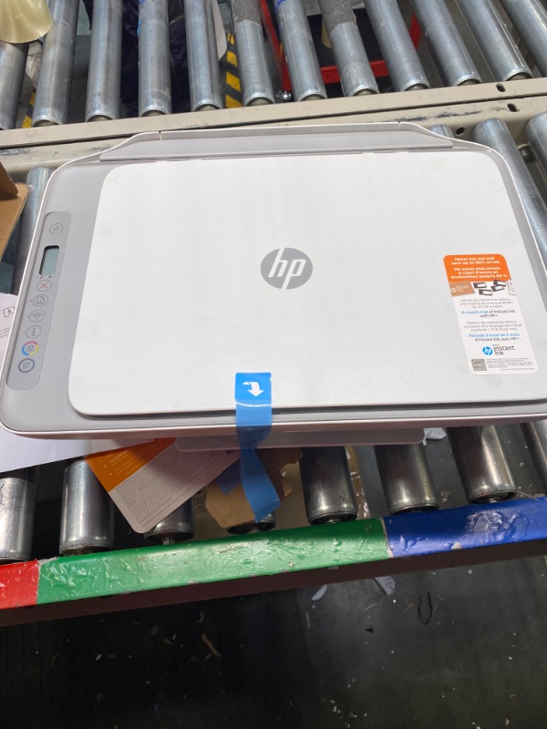 Photo 3 of HP DeskJet 2755e Wireless Color All-in-One Printer with bonus 6 months Instant Ink (26K67A), white