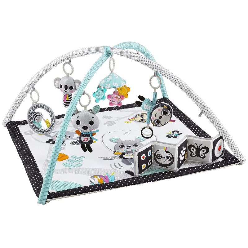 Photo 1 of Baby Play Mat Activity Gym - Tummy Time Mat for Babies 0-6 Months with 15 Activities, Machine Washable, 850 X 760mm Floor Play Space - Ideal for Infant Development & Baby Shower Gifts
