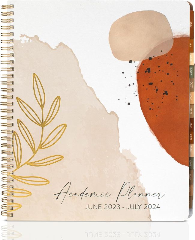 Photo 1 of Simplified 2023-2024 Academic Planner - A Beautiful 8.5" x 10.5" Daily Planner for Women or Men with Weekly & Monthly Spreads For The 23-24 School Year - Runs From June 2023 - July 2024
