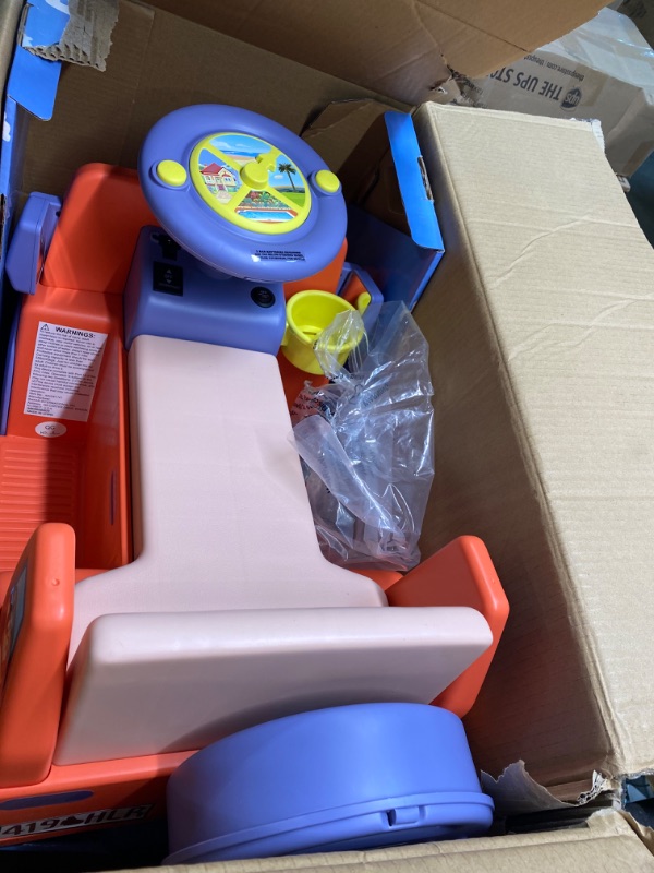 Photo 1 of Bluey 6V Ride On Car for Toddlers - Interactive Electric Car for Kids with Sound Effects & Music, Riding Toy for Boys & Girls, Includes 6V Rechargeable Battery & Charger