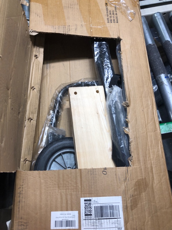 Photo 1 of LEADALLWAY Outboard Boat Motor Stand Carrier Cart Dolly Storage Pro Heavy Duty Multi Purposed Engine Stand WOODEN-15 to 30HP U
