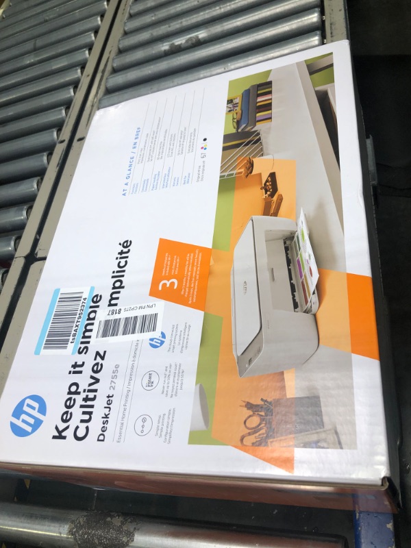 Photo 4 of 
HP DeskJet 2755e Wireless Color inkjet-printer, Print, scan, copy, Easy setup, Mobile printing, Best-for home, Instant Ink with HP+,white
