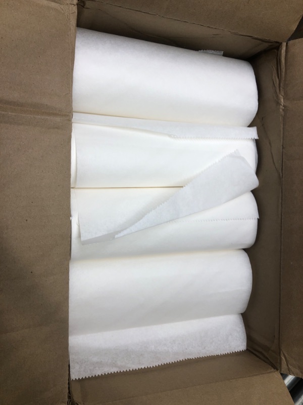 Photo 3 of Avalon Papers 618 Chiro Headrest Rolls, Crepe, 8.5" x 125', White (Pack of 25)- Fluid and Barrier Protection - Absorbent Crepe Paper - Medical Supplies 8.5" x 125' Crepe Rolls