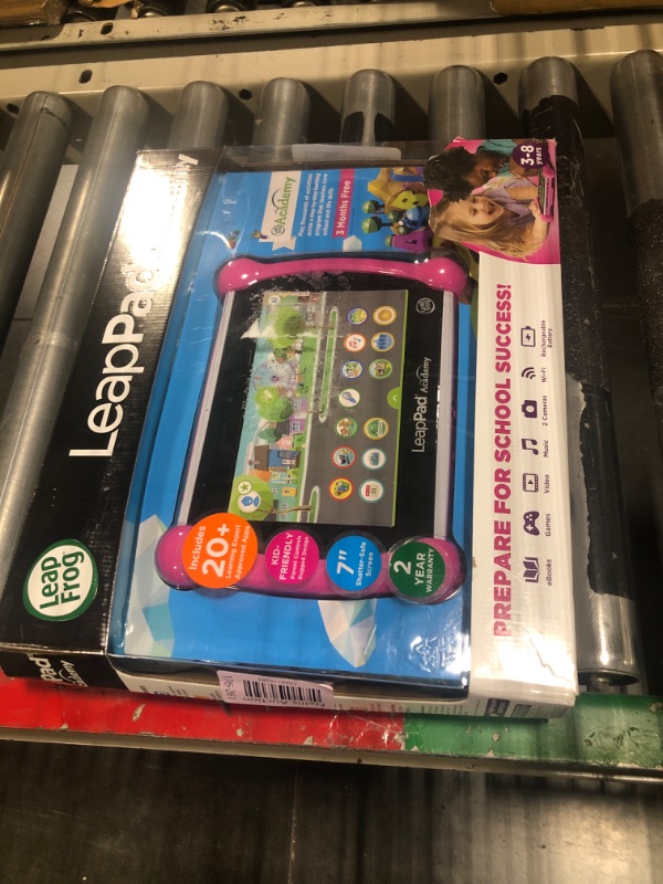 Photo 1 of LeapFrog LeapPad Academy Kids’ Learning Tablet, Pink