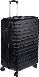 Photo 2 of  Carry On Luggage with Compartment, 20 Inch Lightweight Hard Shell Rolling Suitcase with Wheels Airline Approved, Double TSA Locks - Black ** 