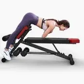 Photo 1 of Finer Form Multi-Functional Gym Bench for Full All-in-One Body Workout – Versatile Fitness Equipment for Hyper Back Extension, Roman Chair, Adjustable Situp, Decline, Flat Bench