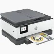 Photo 1 of HP OfficeJet Pro 8025e Wireless Color All-in-One Printer with bonus 6 free months Instant Ink with HP+ (1K7K3A), Gray