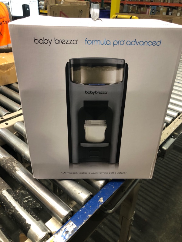 Photo 2 of Baby Brezza New and Improved Formula Pro Advanced Formula Dispenser Machine - Automatically Mix a Warm Formula Bottle Instantly - Easily Make Bottle with Automatic Powder Blending, Slate