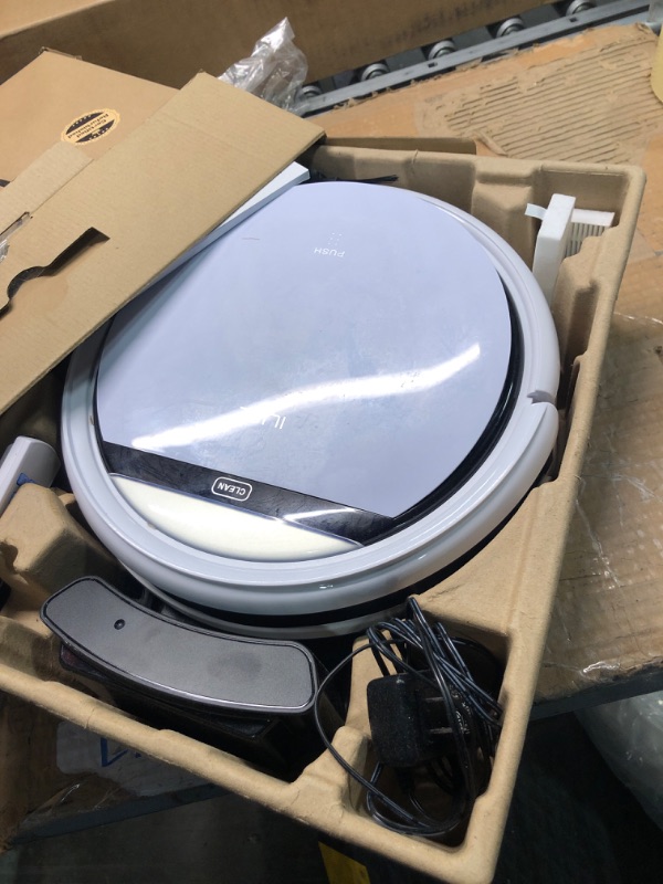 Photo 1 of ***NEEDS NEW CHARGER*** ILIFE V3s Pro Robot Vacuum Cleaner, Tangle-free Suction , Slim, Automatic Self-Charging Robotic Vacuum Cleaner, Daily Schedule Cleaning, Ideal For Pet Hair?Hard Floor and Low Pile Carpet