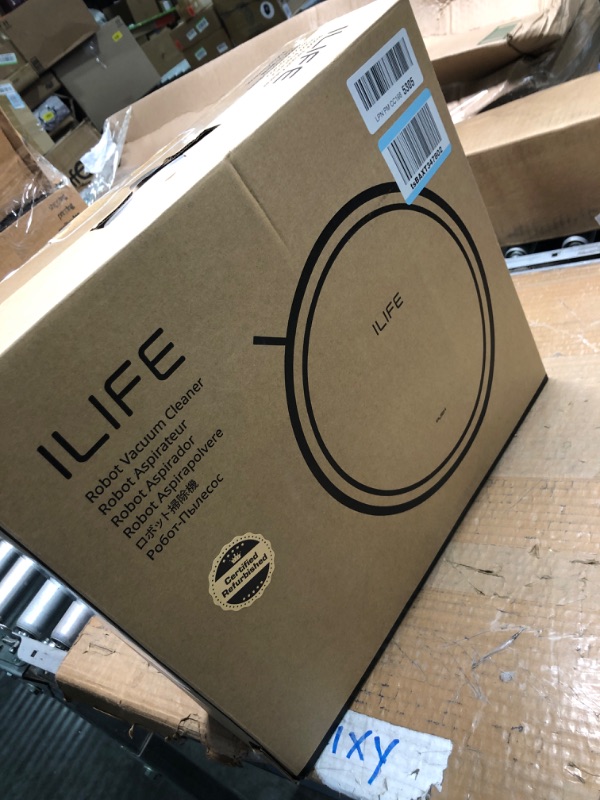 Photo 2 of ***NEEDS NEW CHARGER*** ILIFE V3s Pro Robot Vacuum Cleaner, Tangle-free Suction , Slim, Automatic Self-Charging Robotic Vacuum Cleaner, Daily Schedule Cleaning, Ideal For Pet Hair?Hard Floor and Low Pile Carpet
