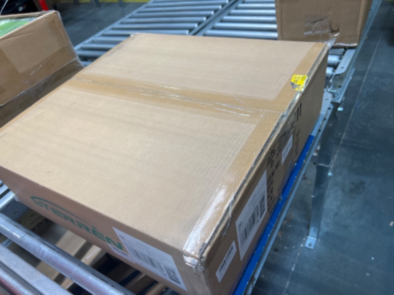 Photo 1 of STERREN Ceiling Fans with Lights,20" Low Profile Ceiling Fan with Remote Control, Modern Flush Mount Ceiling Fan,White Fan Light for Bedroom, Living Room,Kitchen,Small LED Ceiling Light Fixture