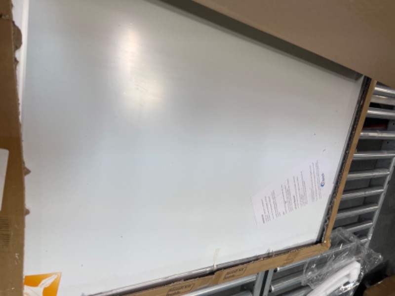 Photo 3 of XBoard Porcelain Magnetic Dry Erase Board, 48 x 36 Inch, Aluminum Frame, Office Whiteboard with Removable Marker Tray 48" x 36" Porcelain