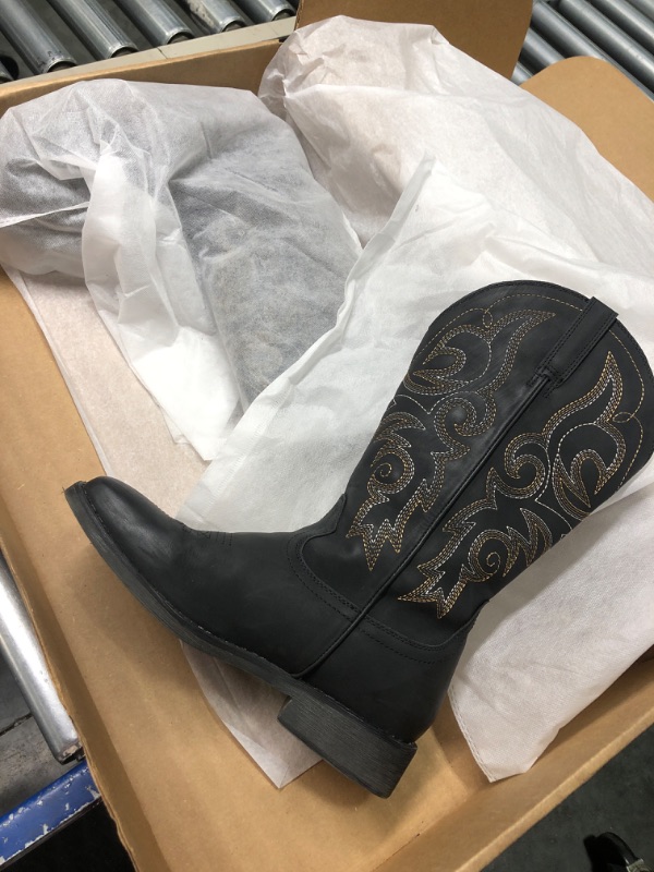 Photo 1 of SheSole Fashion Cowboy Boots Women Western Boots Cowgirl Boots Ladies Square Toe 11.5 in tape measure
 