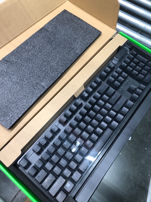 Photo 3 of Razer Huntsman V2 Analog Gaming Keyboard: Razer Analog Optical Switches - Chroma RGB Lighting - Magnetic Plush Wrist Rest - Dedicated Media Keys & Dial - Classic Black