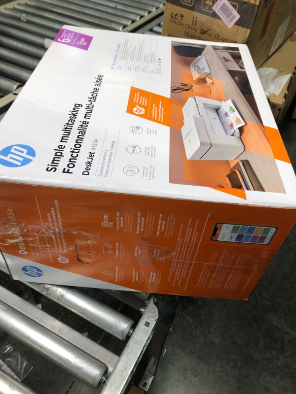 Photo 2 of HP DeskJet 4155e Wireless Color All-in-One Printer & 67XL Tri-Color High-Yield Ink Cartridge | 3YM58AN & 67XL Black High-Yield Ink Cartridge | 3YM57AN Printer + Tri-color Ink + Black Ink