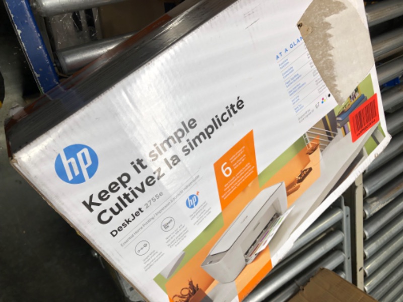 Photo 2 of HP DeskJet 2755e All-in-One Wireless Color Printer, (26K67A) (Renewed)
