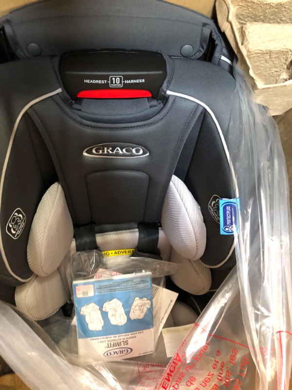 Photo 3 of Graco Slimfit 3 in 1 Car Seat | Slim & Comfy Design Saves Space in Your Back Seat, Redmond SlimFit Redmond