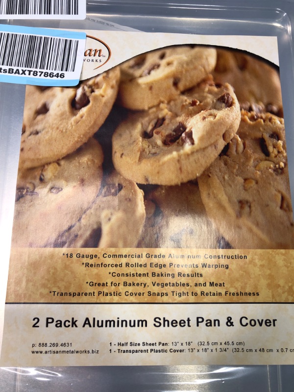 Photo 1 of 2 Pack Aluminum Sheet Pan & Cover