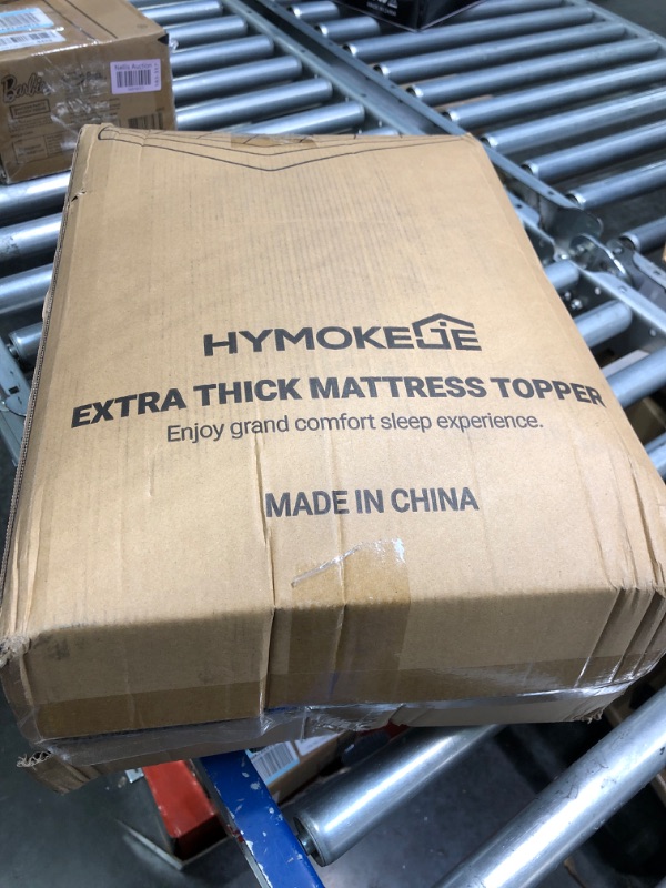 Photo 2 of HYMOKEGE Mattress Topper  Full Size, Thickened Mattress Pad Quilted with 900GSM Down Alternative Fill, Cooling Pillow Top Mattress Topper with 8"-21" Deep Pocket, 60"X 80"