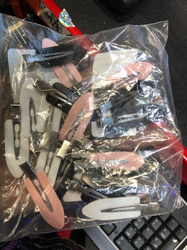 Photo 1 of 20 pieces No Bend Hair Clips, Curl Pin Clips, No Crease Hair Clips for Makeup Application