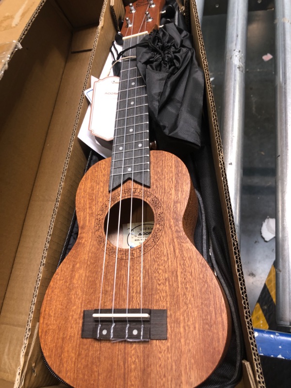 Photo 3 of AODSK Soprano Ukulele for Beginners Kit for Kid Adult Student