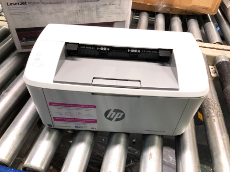 Photo 3 of HP LaserJet M110w Wireless Black and White Printer (7MD66F), Small New Version: M110w