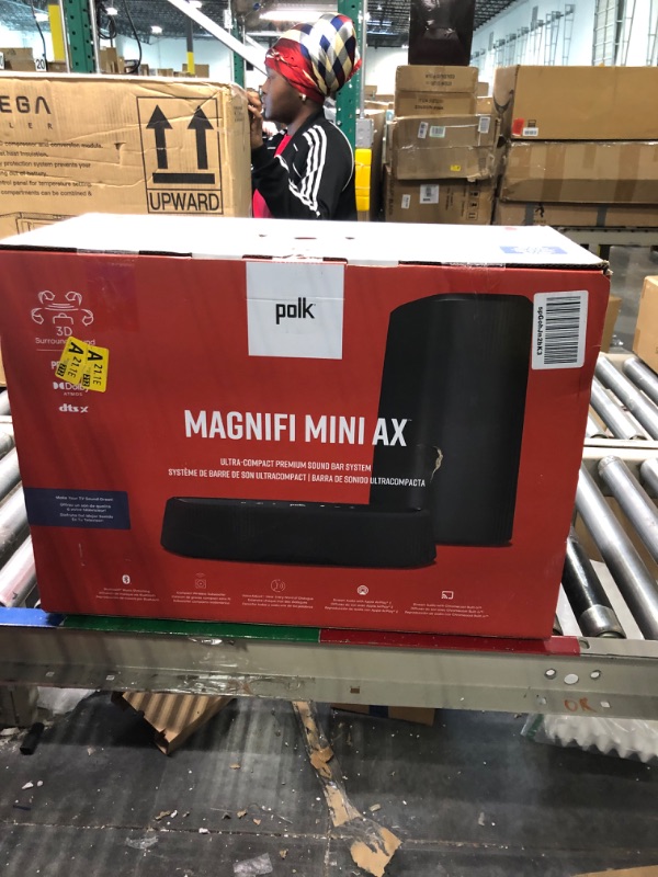 Photo 2 of Polk MagniFi Mini AX Sound Bar (2022 Model), Dolby Atmos and DTS:X Certified, Polk's Patented VoiceAdjust & SDA Technologies, Ultra-Compact Design, Easy Setup MagniFi Mini + Dolby Atmos