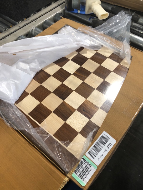 Photo 2 of BCBESTCHESS Wooden Chess Board 18x18 Inches, Square Size - 4.75 cm, Sheesham and Maple Wood