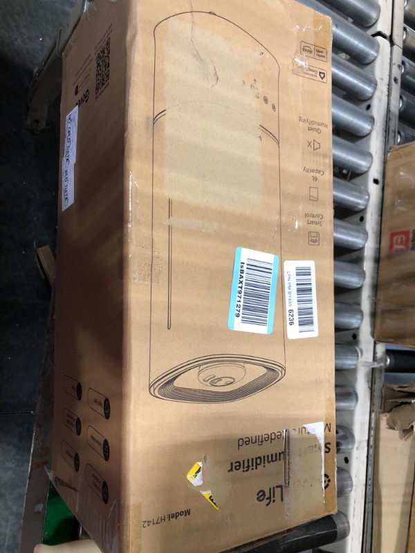 Photo 1 of GoveeLife Smart 6L Humidifiers for Home Large Room, Top Fill Coll Mist Humidifier for Bedroom Last Up to 60H, Dual 360° Rotation Nozzles, Voice Control, WiFi Essential Oil Diffuser for Baby, Plants