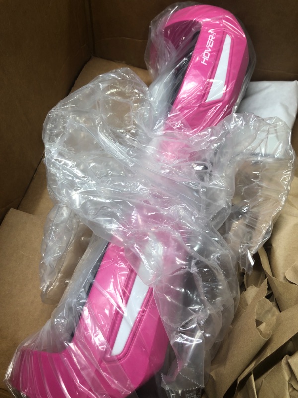 Photo 4 of **USED FOR PARTS** Hover-1 Drive Electric Hoverboard | 7MPH Top Speed, 3 Mile Range, Long Lasting Lithium-Ion Battery, 6HR Full-Charge, Path Illuminating LED Lights Pink