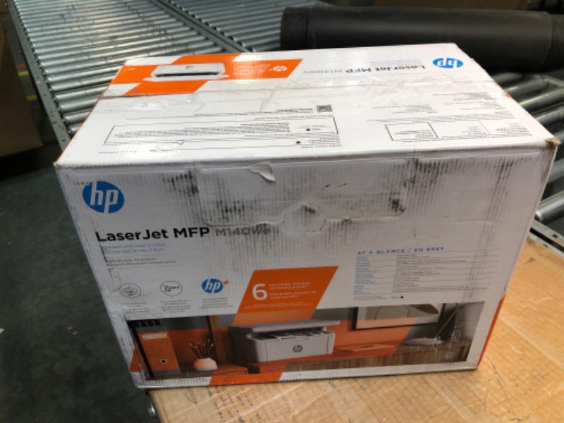 Photo 2 of HP LaserJet MFP M140we All-in-One Wireless Black & White Printer with HP+ and Bonus 6 Months Instant Ink (7MD72E) New Version: HP+, M140we