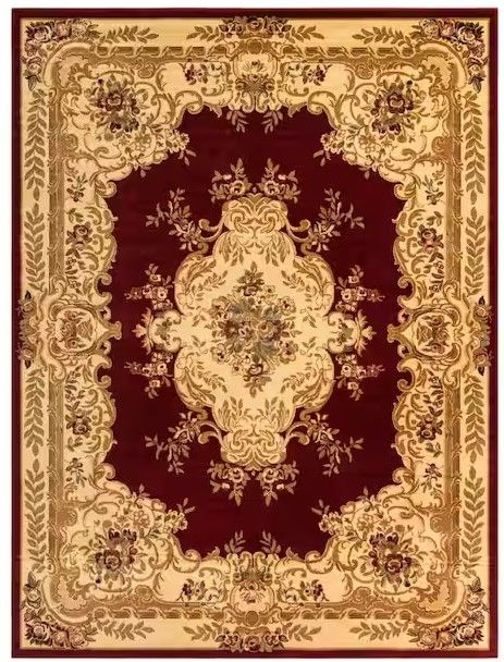 Photo 1 of Unique Loom Versailles Leon Red 9' 0 x 12' 0 Area Rug