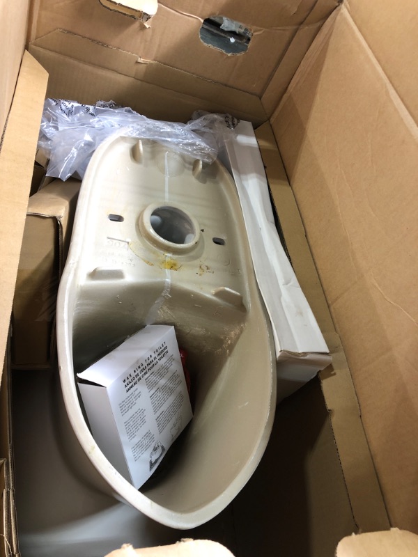 Photo 1 of Power Flush 2-Piece 1.28 Gallons Per Flush GPF Single Flush Elongated Toilet in White with Slow-Close Seat Included