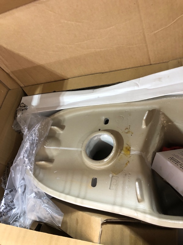 Photo 1 of Power Flush 2-Piece 1.28 Gallons Per Flush GPF Single Flush Elongated Toilet in White with Slow-Close Seat Included
