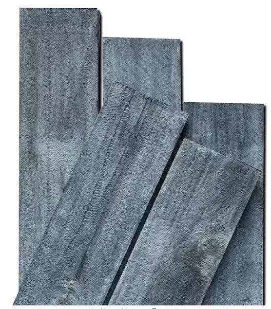 Photo 1 of Weaber 1/2 in. x 4 in. x 4 ft. Nantucket Gray Poplar Weathered Barn Wood Boards (8-Piece)