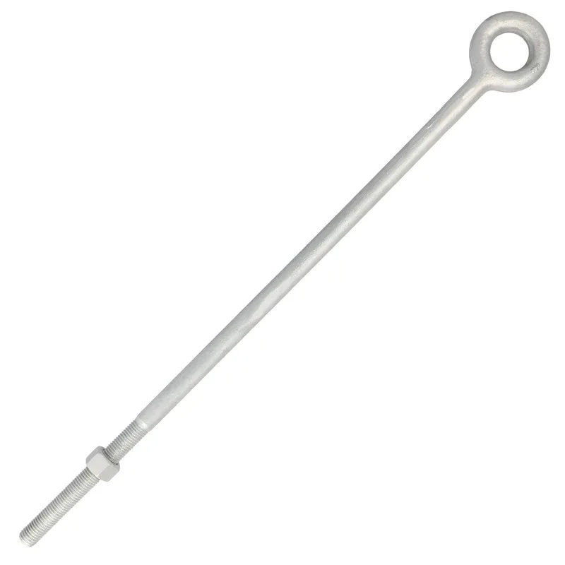 Photo 1 of 3/4" x 24" Galvanized Regular Eye Bolt