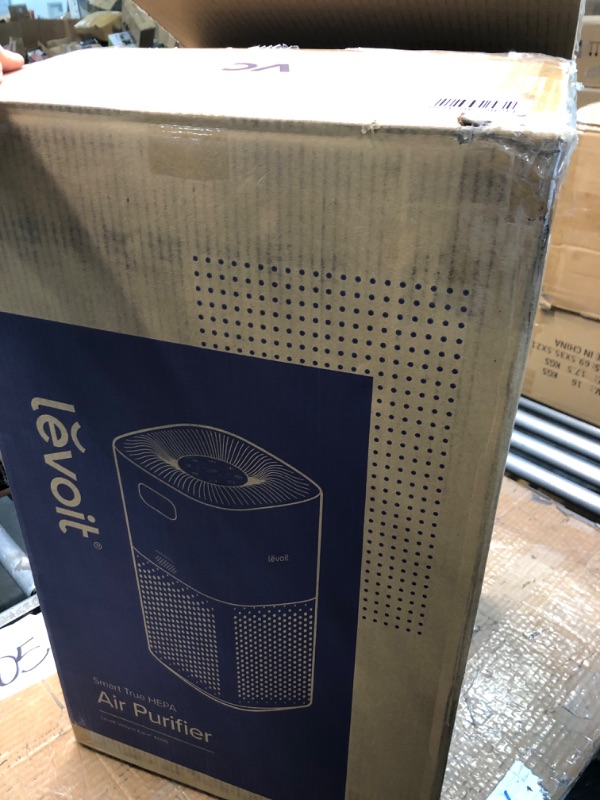 Photo 3 of LEVOIT Air Purifiers for Home Large Room, Covers up to 3175 Sq. Ft, Smart WiFi and PM2.5 Monitor, H13 True HEPA Filter Removes 99.97% of Particles, Pet Allergies, Smoke, Dust, Auto Mode, Alexa Control Core 600S White