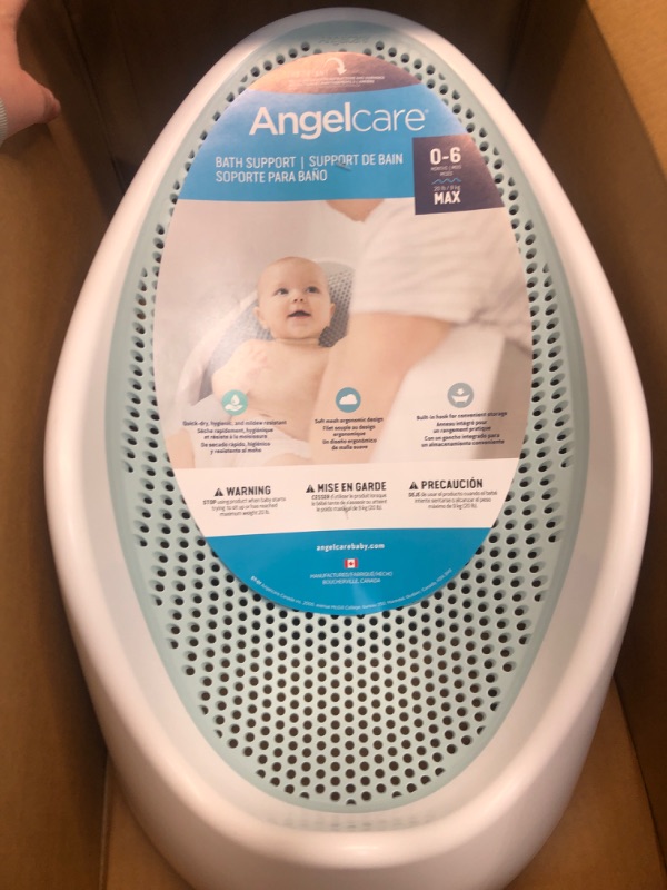 Photo 2 of Angelcare Baby Bath Support, Blue