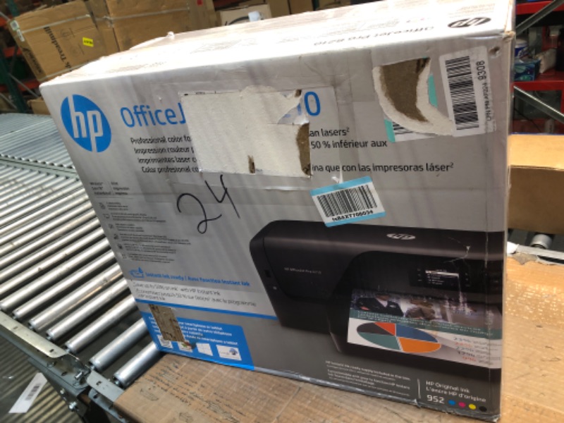 Photo 2 of HP OfficeJet Pro 8210 Wireless Color Printer (D9L64A) with and Instant Ink $5 Prepaid Code Printer