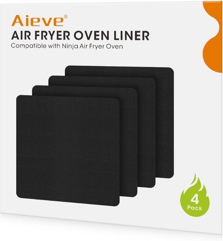 Photo 1 of Aieve Air Fryer Oven Liners, Non-stick Mat Baking Compatible with Ninja Foodi SP101 SP201 SP301 Fry Toaster Microwave