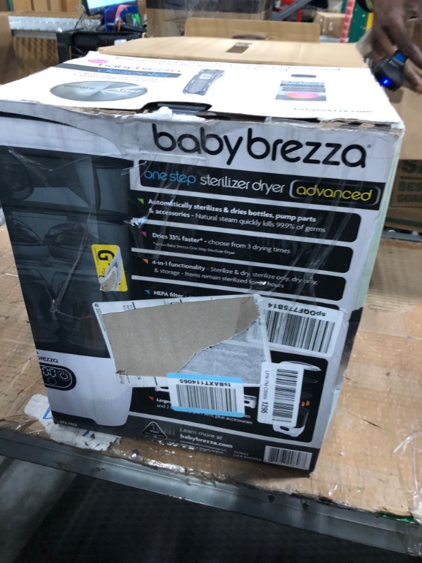 Photo 2 of Baby Brezza Bottle Sterilizer and Dryer Advanced – Electric Steam Sterilization Machine Universal Sterilizing for All Bottles: Plastic + Glass Pacifiers Breast Pump Parts - HEPA Filtration