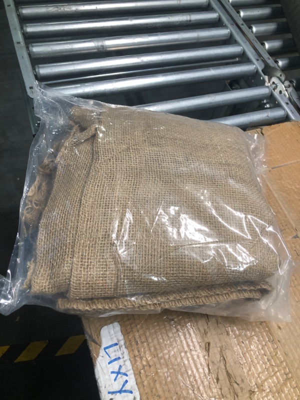 Photo 1 of 4 Pack Premium Large Burlap Sack Bags 4Piece Set 24 x 40 inch New Coffee Bag Potato Bag Sack Race Seed Preserve Sack Natural Jute Product Made by 10 Ounce Burlap Fabric (4)