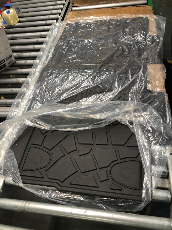 Photo 2 of 3W Floor Mats & Cargo Liner Fit for 2021 2022 2023 2024 Ford Bronco 2 Door All Weather TPE Car Accessories Custom Fit Floor Liner and Truck L1st and 2nd Row Full Set Car Mats (Not for Bronco Sport) 2021 2022 2023 2024 Floor Mats & Cargo Liner