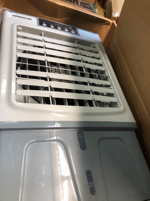 Photo 3 of ***USED** Evaporative Cooler, VAGKRI 2100CFM Air Cooler, 120°Oscillation Swamp Cooler with Remote Control, 24H Timer, 3 Wind Speeds for Outdoor Indoor Use,7.9Gallon